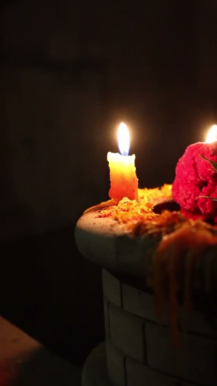 Warm candlelight